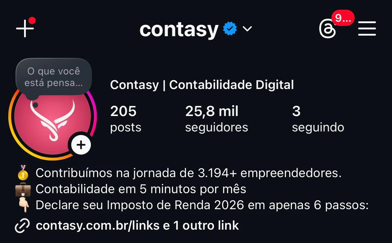 Perfil Instagram Contasy